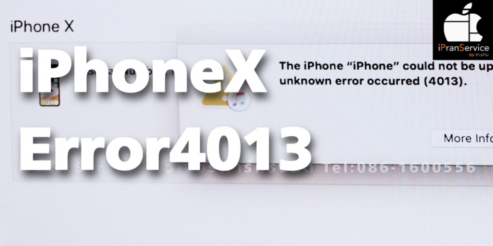 iPhoneXerror4013